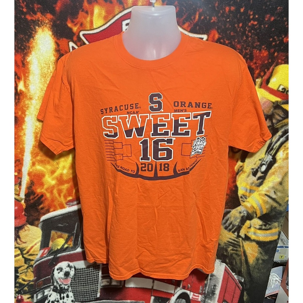Syracuse University Orange Sweet Sixteen T-Shirt Size Large 2018